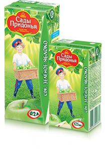 Сок "Сады Придонья" Зелёное яблоко с 4мес 200мл