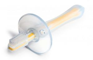 Щётка зубная силиконовая  с защитой Canpol 10500